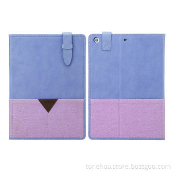 Ultra-thin Flip Leather Cover for iPad Air, with Hibernate Function